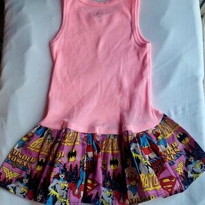 Pink DC Comics Superhero Garanimals Dress